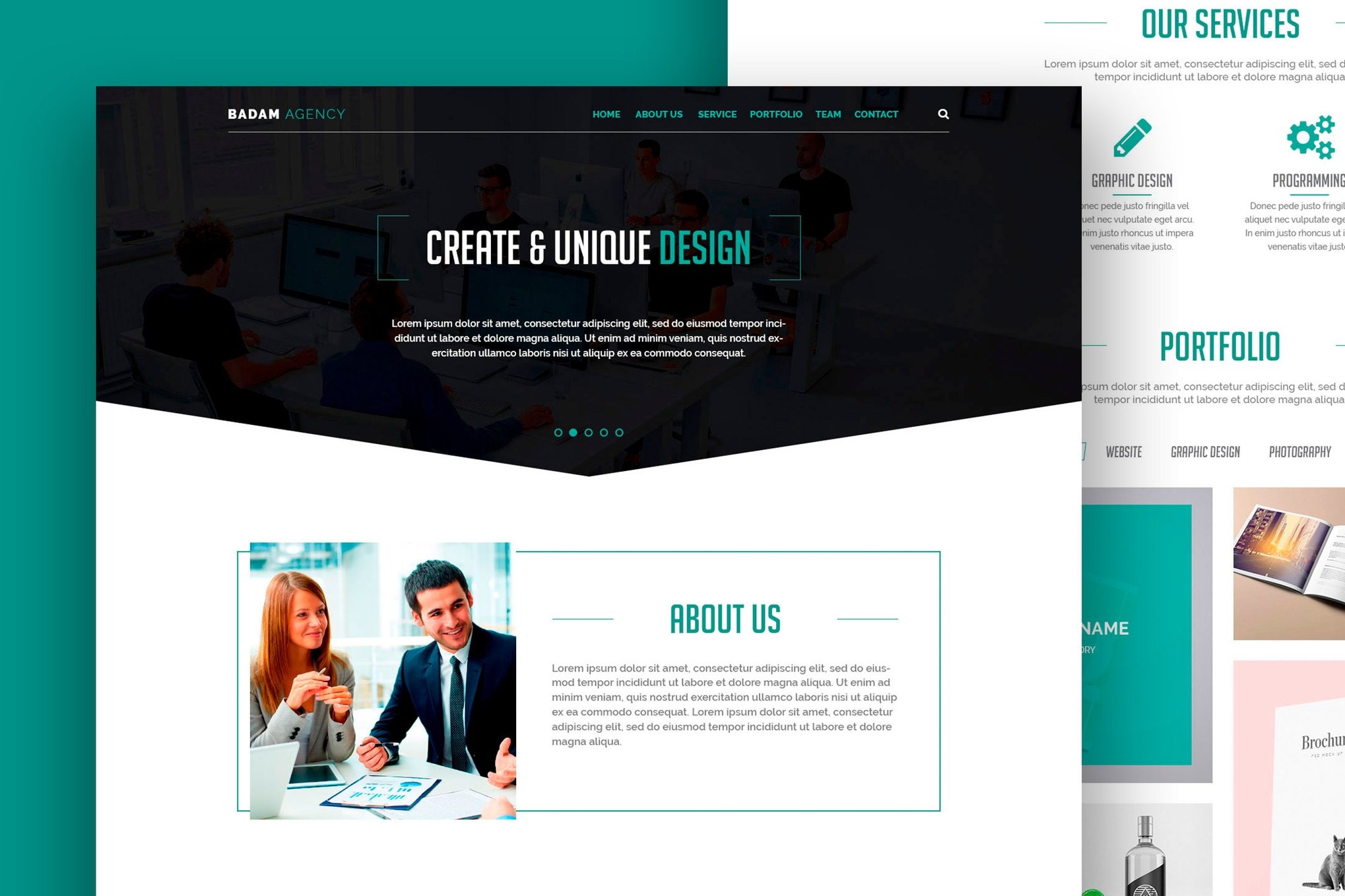 Agency Portfolio Template